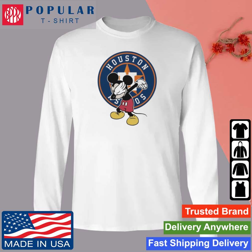 MLB Baseball Houston Astros Cheerful Mickey Disney Shirt