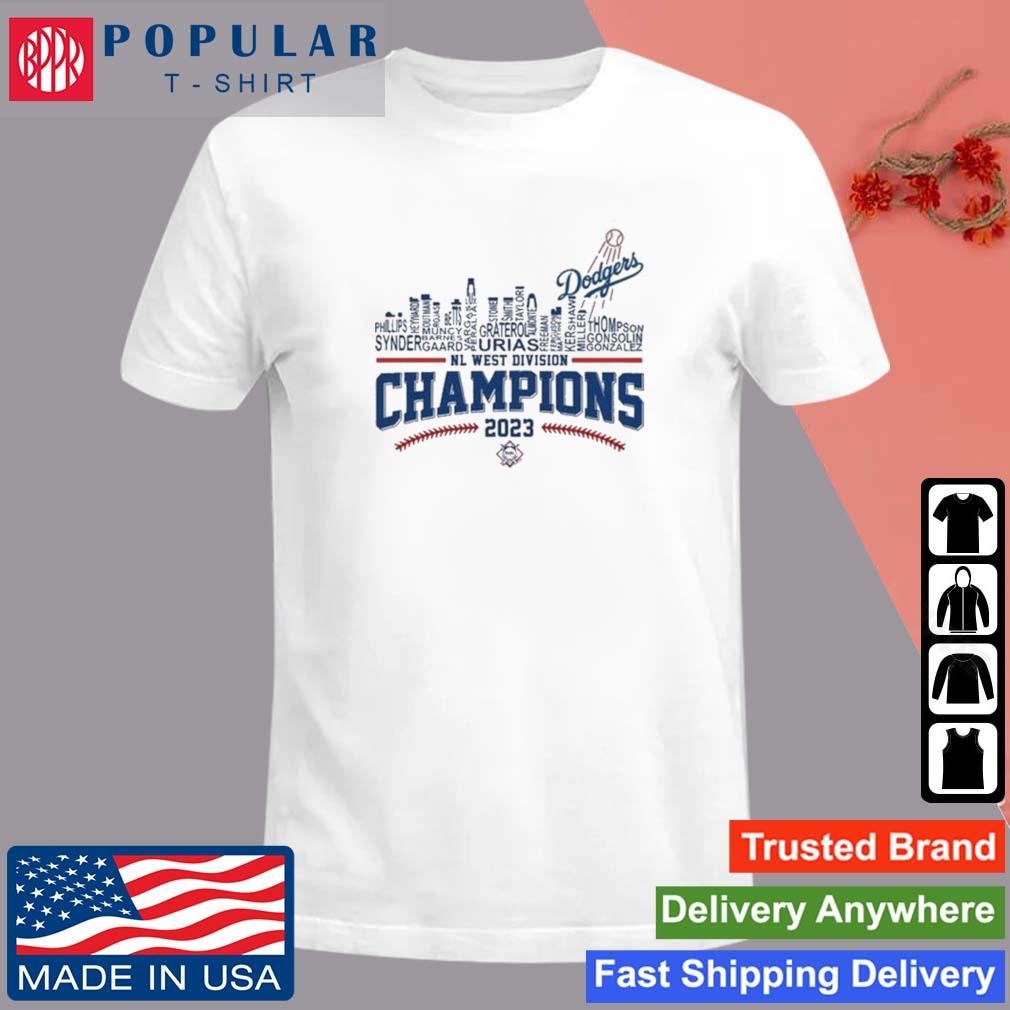 Dodgers Nl West Champs 2023 Shirt, hoodie, sweater, long sleeve
