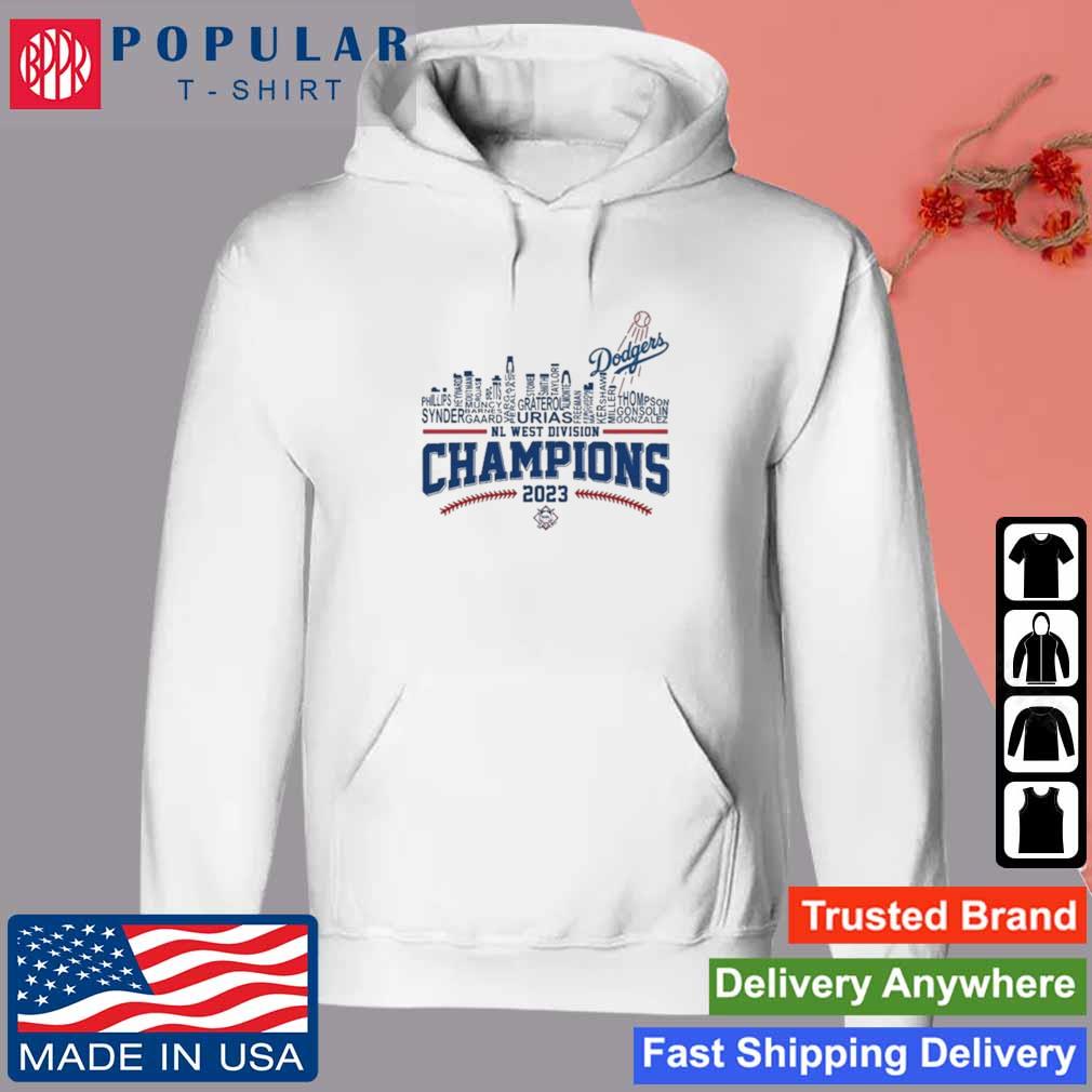 Los Angeles Dodgers 2023 NL West Division Champions shirt, hoodie