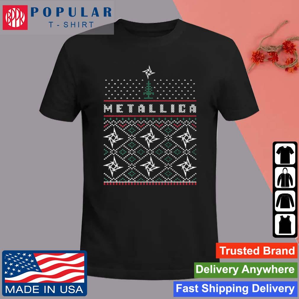 Metallica Holiday Ninja Star Shirt