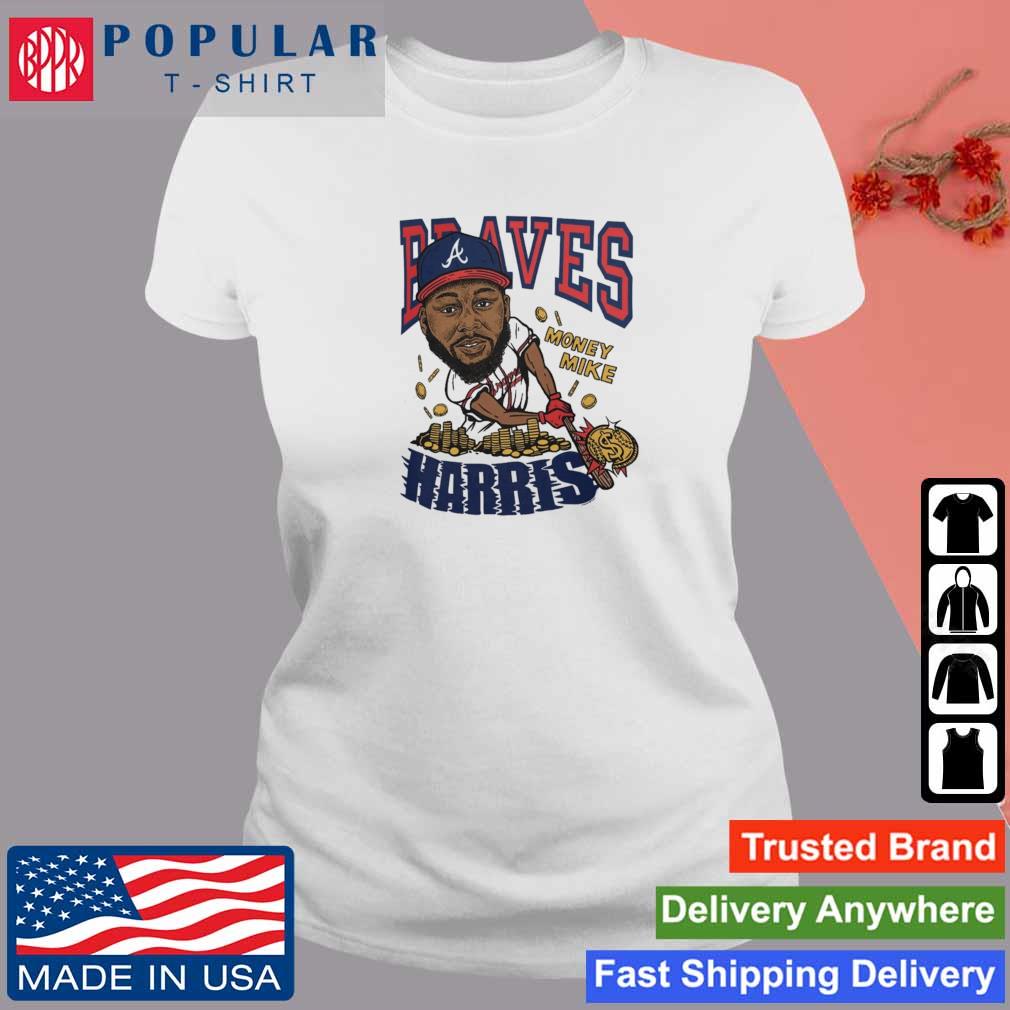 Michael Harris II Atlanta Braves Money Mike Caricature shirt, hoodie,  sweater, long sleeve and tank top