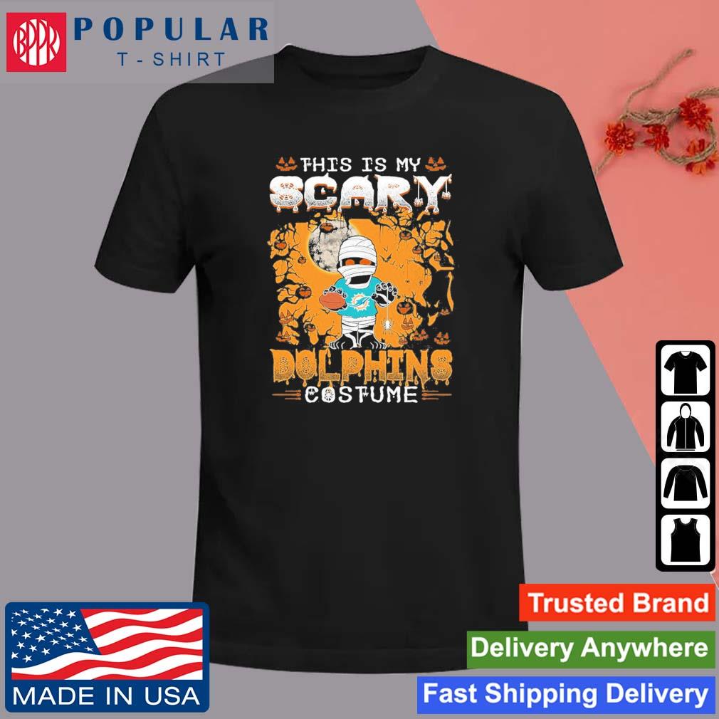 NFL Miami Dolphins Halloween This Is My Scary Costume Shirt