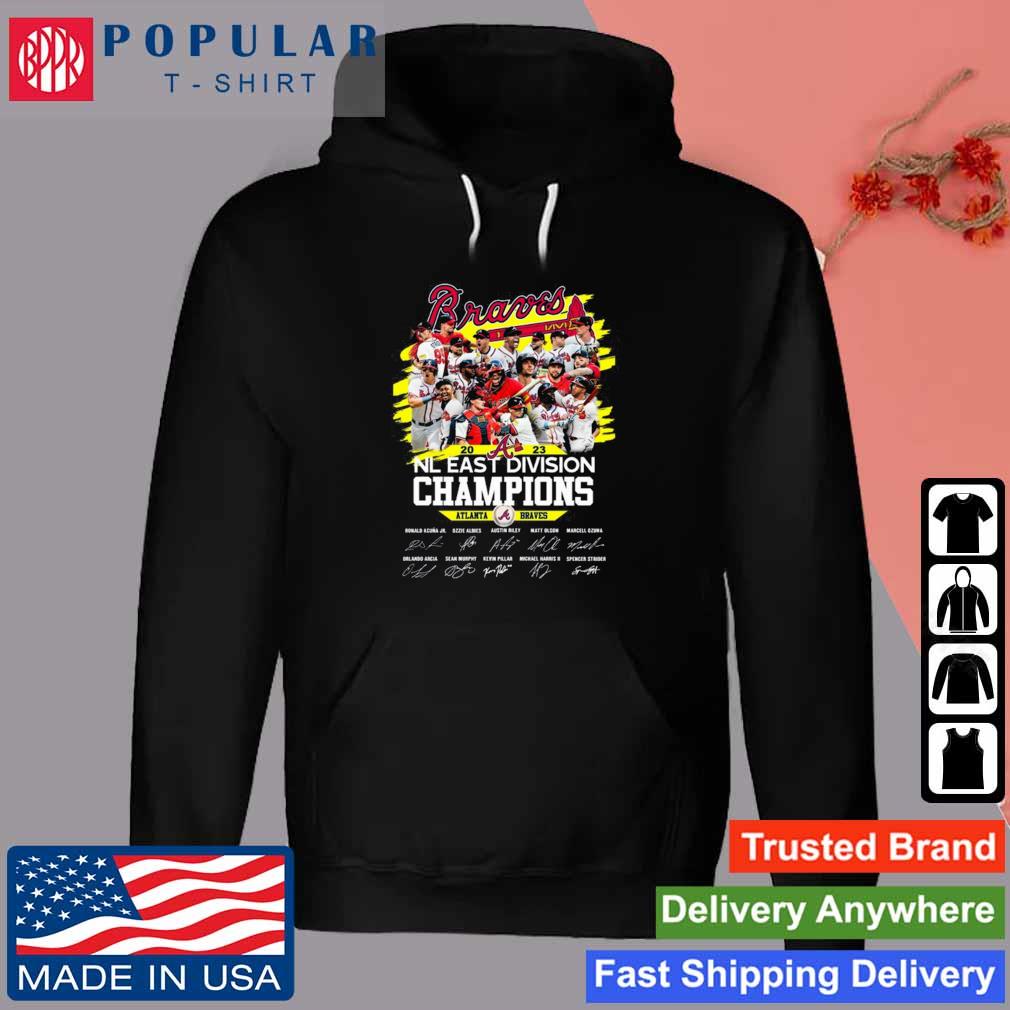 Official Atlanta Braves Best Team Players 2023 NL East Division Champions  Signatures shirt,Sweater, Hoodie, And Long Sleeved, Ladies, Tank Top