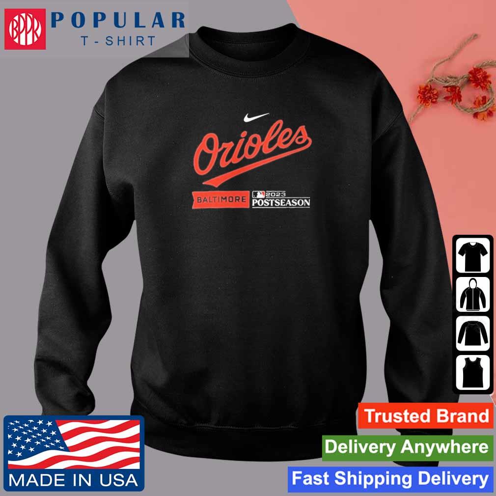 Nike Baltimore Orioles 2023 Postseason logo shirt, hoodie, sweater, long  sleeve and tank top