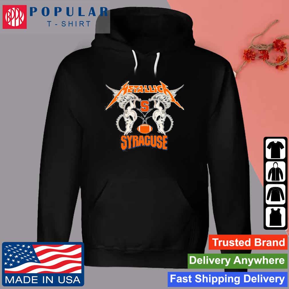 Metallica Wings Syracuse Orange Logo T-shirt,Sweater, Hoodie, And Long  Sleeved, Ladies, Tank Top