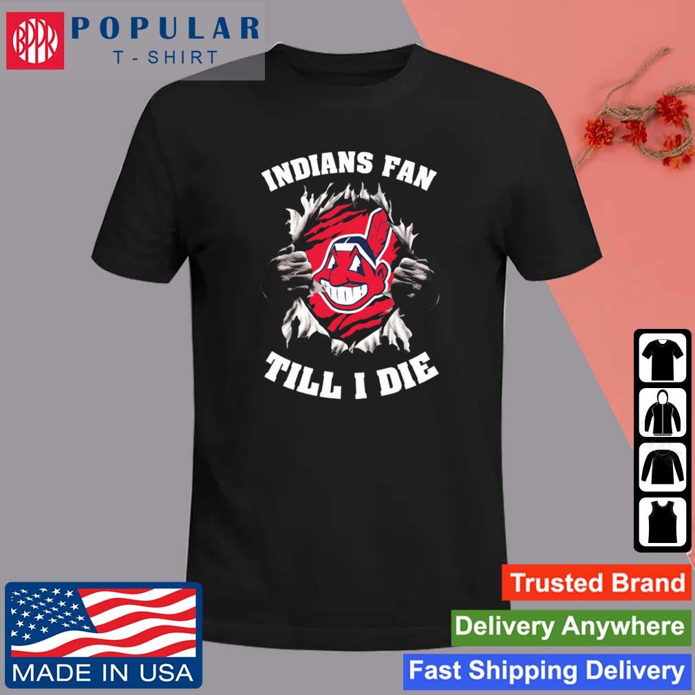 Long Live Chief Wahoo T Shirt  Cleveland Indians Vintage Logo