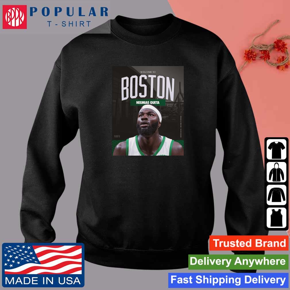 Neemias Queta Women's Green Boston Celtics Baseline T-Shirt - Celtics Store