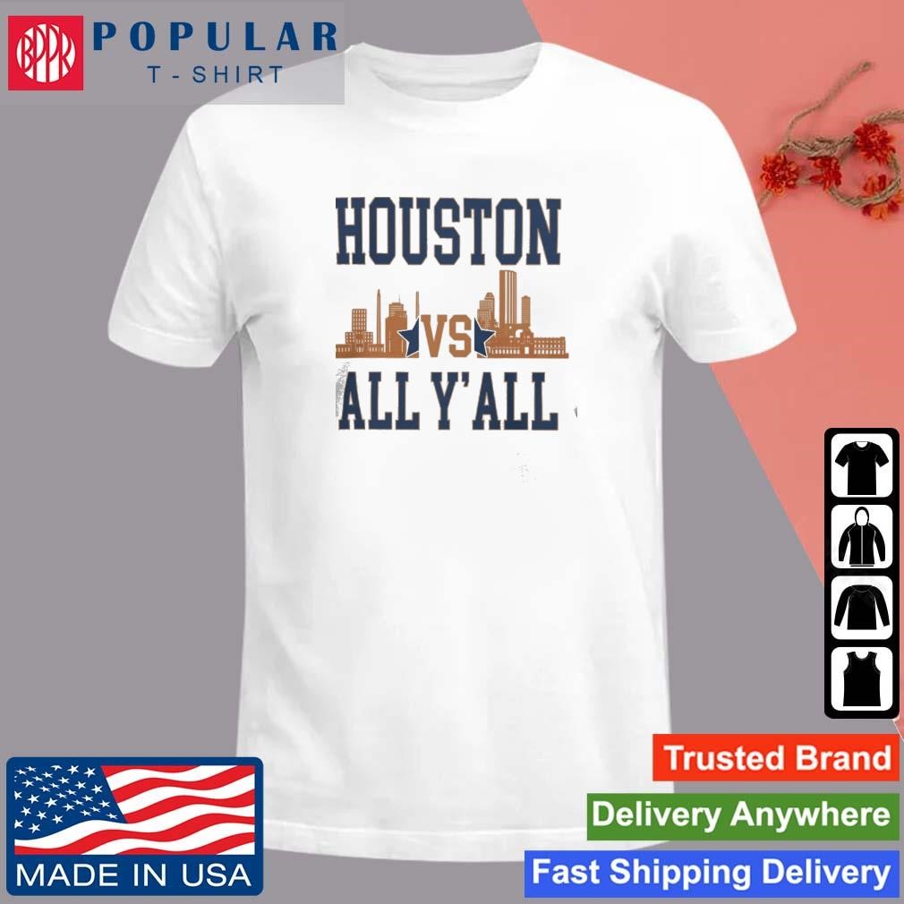 Official Houston Astros Houston vs All Y'All Skyline T-Shirt