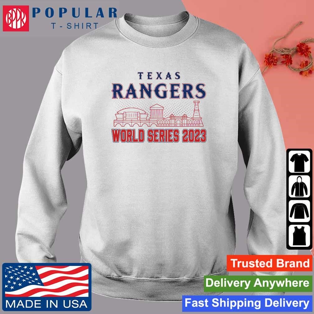 Texas Rangers Stitched Baseball Tee Shirt 18M / White