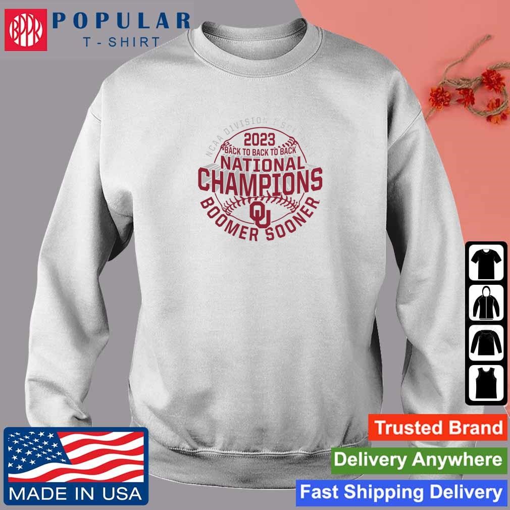Premium 3 peat 2023 national champions oklahoma sooners softball shirt,  hoodie, sweater, long sleeve and tank top