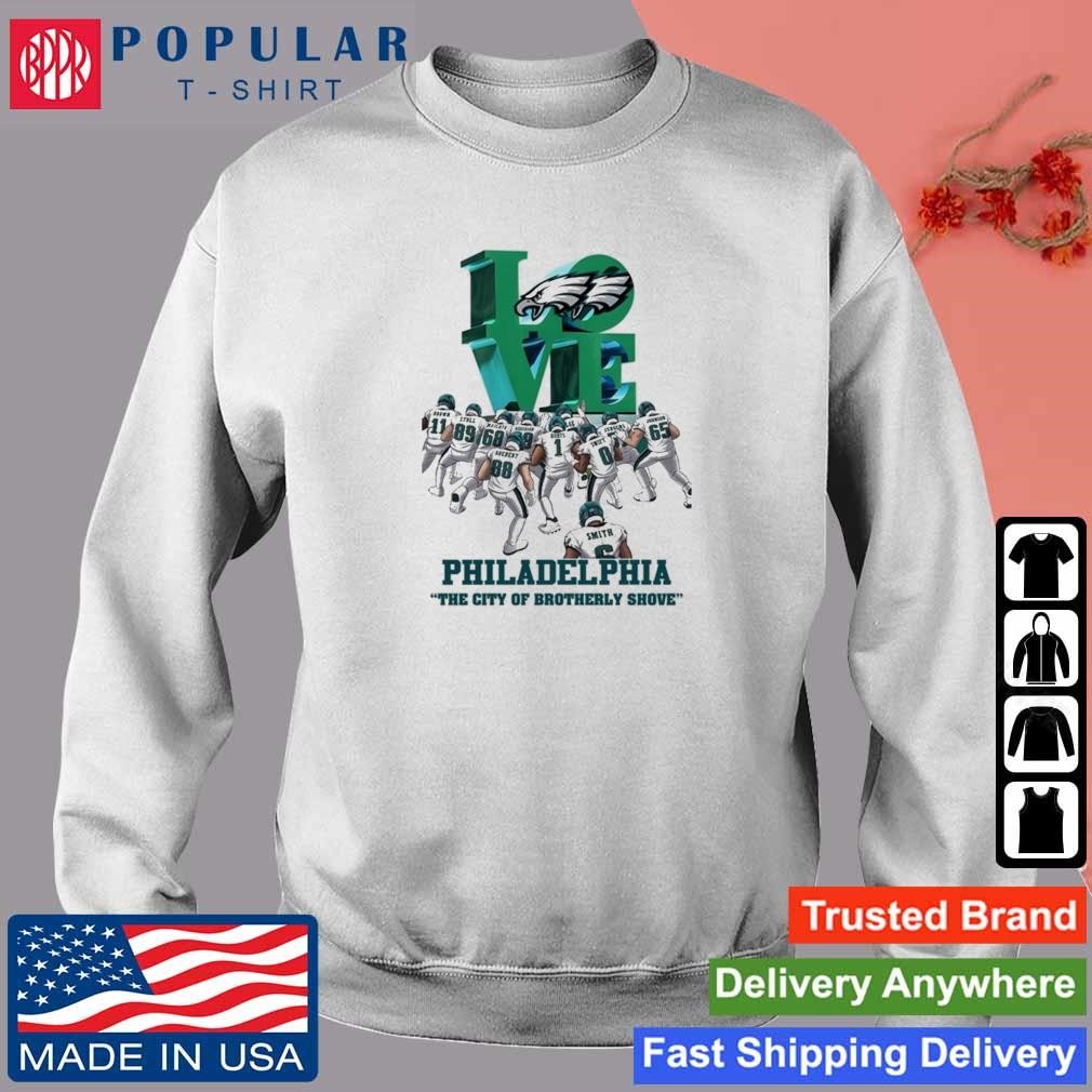 Philadelphia Eagles vs Philadelphia Phillies City of Brotherly Love T Shirt,  hoodie, sweater, long sleeve and tank top