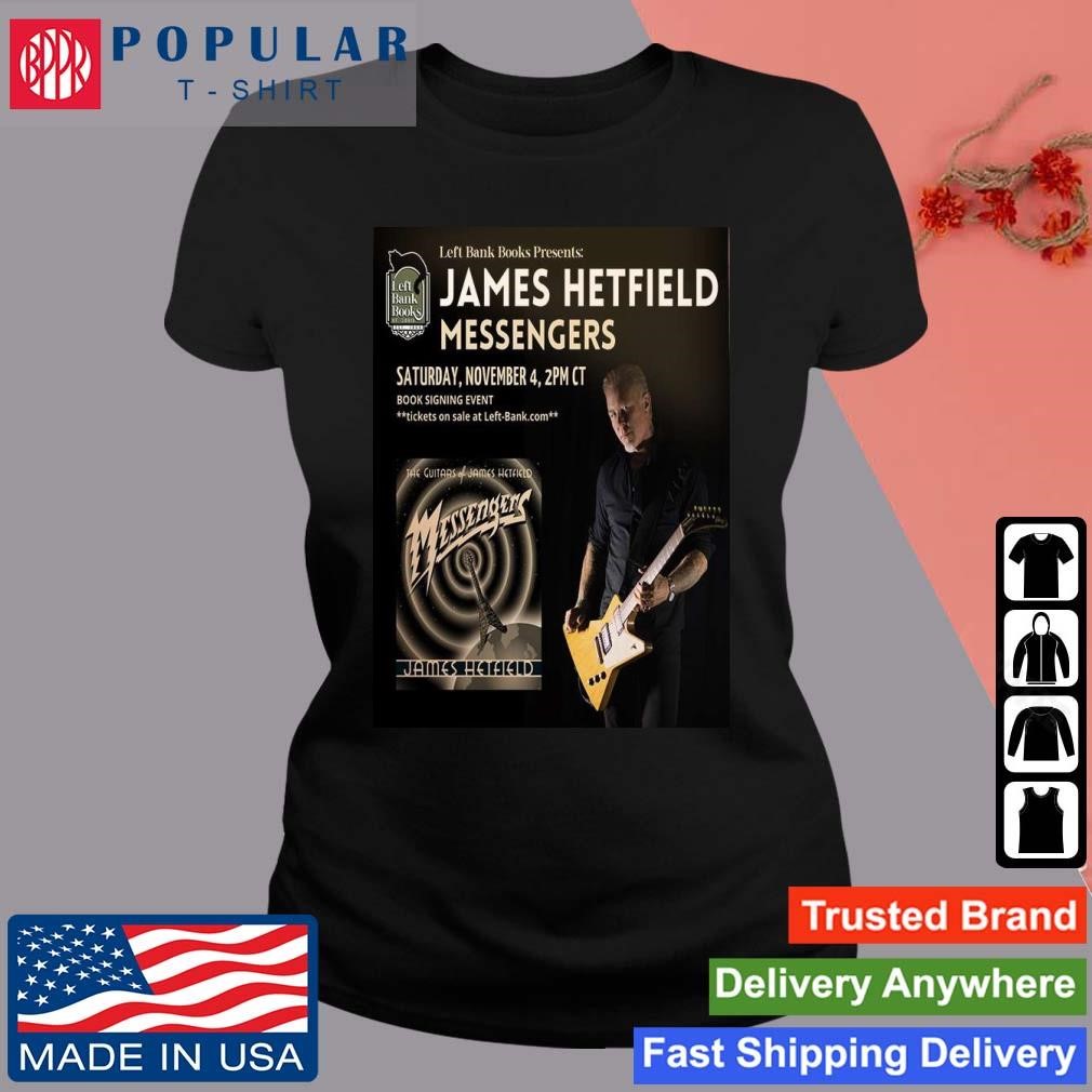 Metallica M72 St Louis Left Bank Bookx Presents The Guitars James Hetfield  Messengers November 4 2023 Shirt - Guineashirt Premium ™ LLC