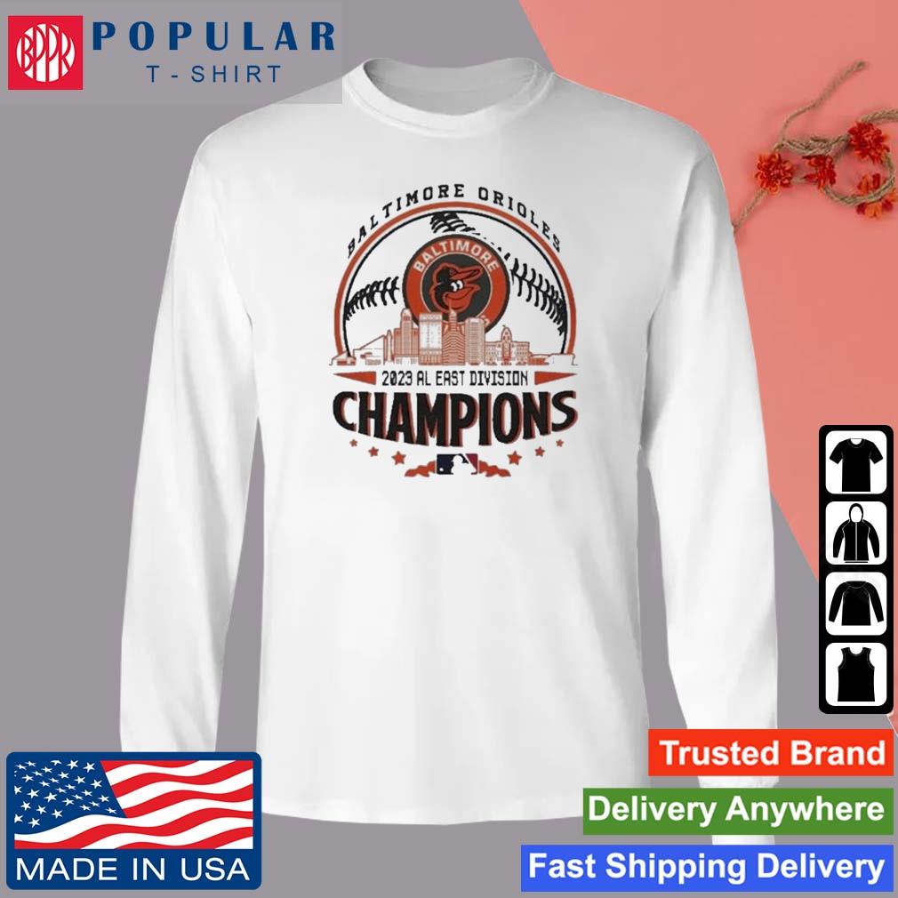 Baltimore Orioles 2023 AL East Division Champions Skyline Shirt