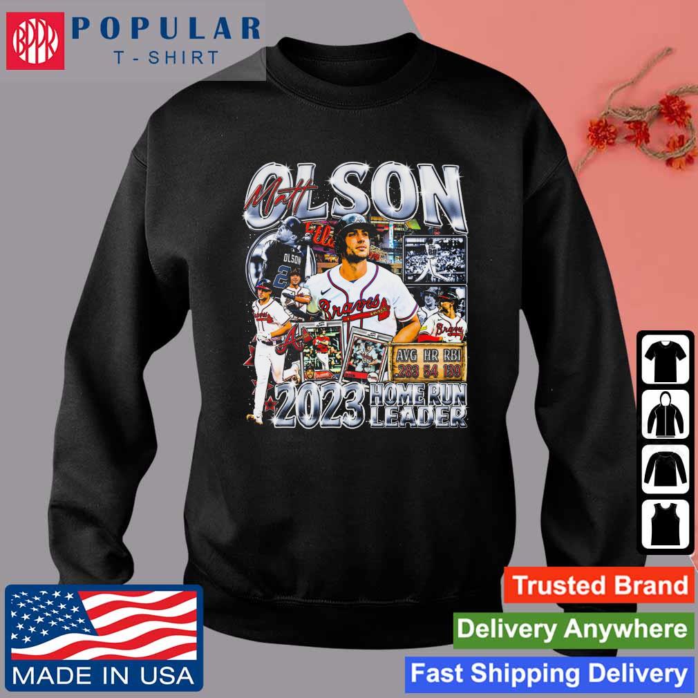 Official Matt Olson 2023 Home Run Leader Atlanta Braves Vintage 2023  T-Shirt, hoodie, sweater, long sleeve and tank top