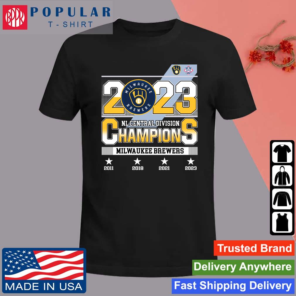 Official Milwaukee Brewers 2023 NL Central Division Champions Shirt,  hoodie, sweater, long sleeve and tank top