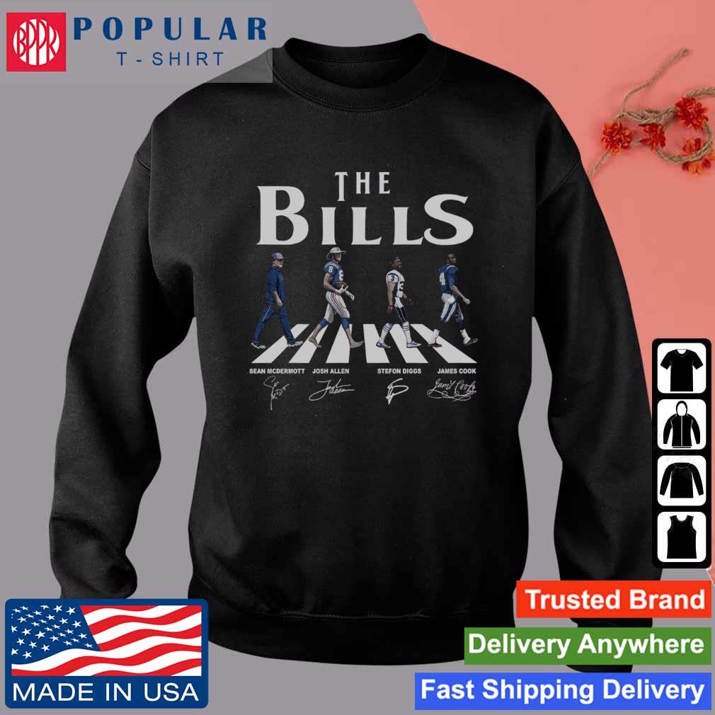 Bills Walking Abbey Road Signatures Football Shirt Sean 