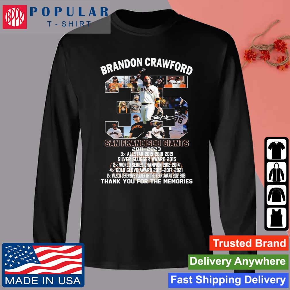 Official Brandon Crawford Jersey, Brandon Crawford Shirts, Baseball  Apparel, Brandon Crawford Gear