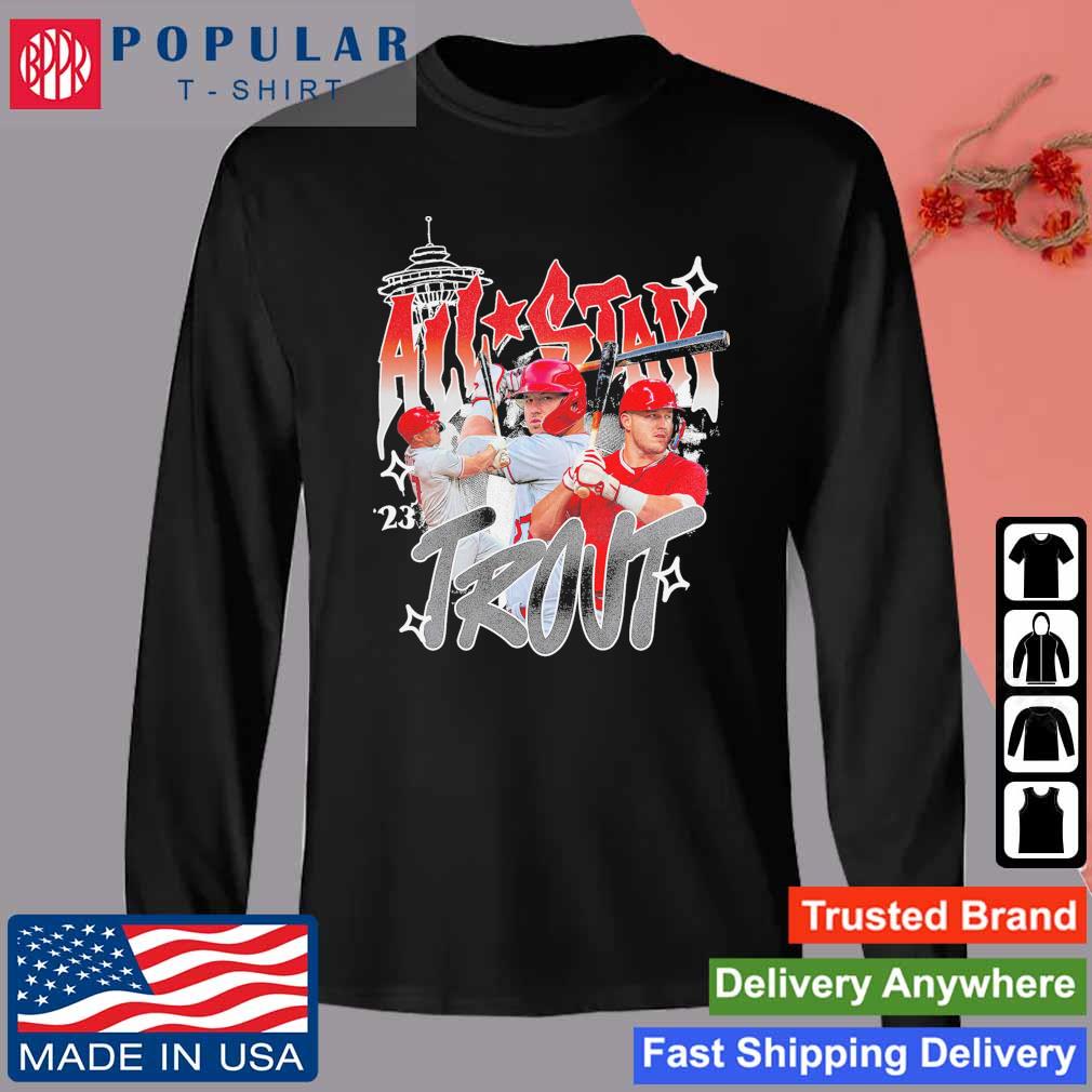 Official Mike Trout All Star Game T-shirt Ladies Tee