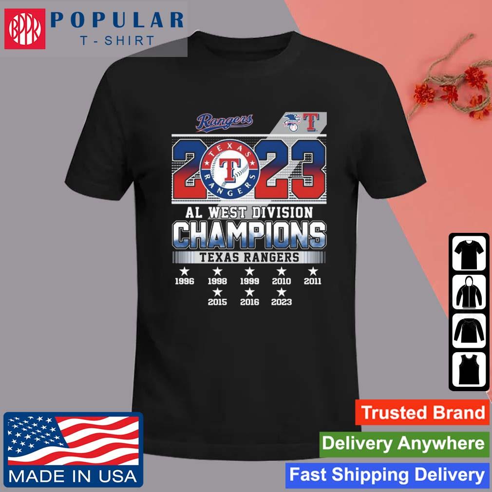Texas Rangers AL West Division Champions 2023 Shirt, hoodie