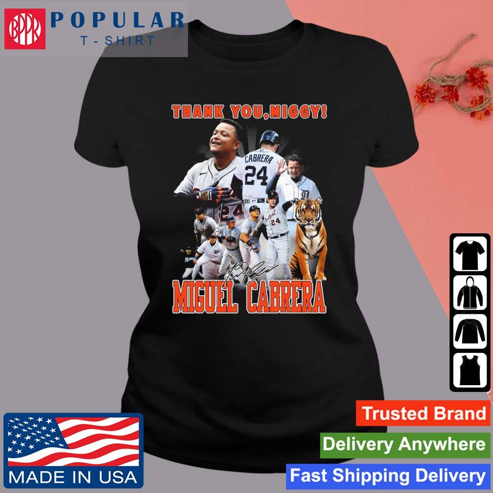 Official thank youmiggy! miguel cabrera shirt, hoodie, sweatshirt