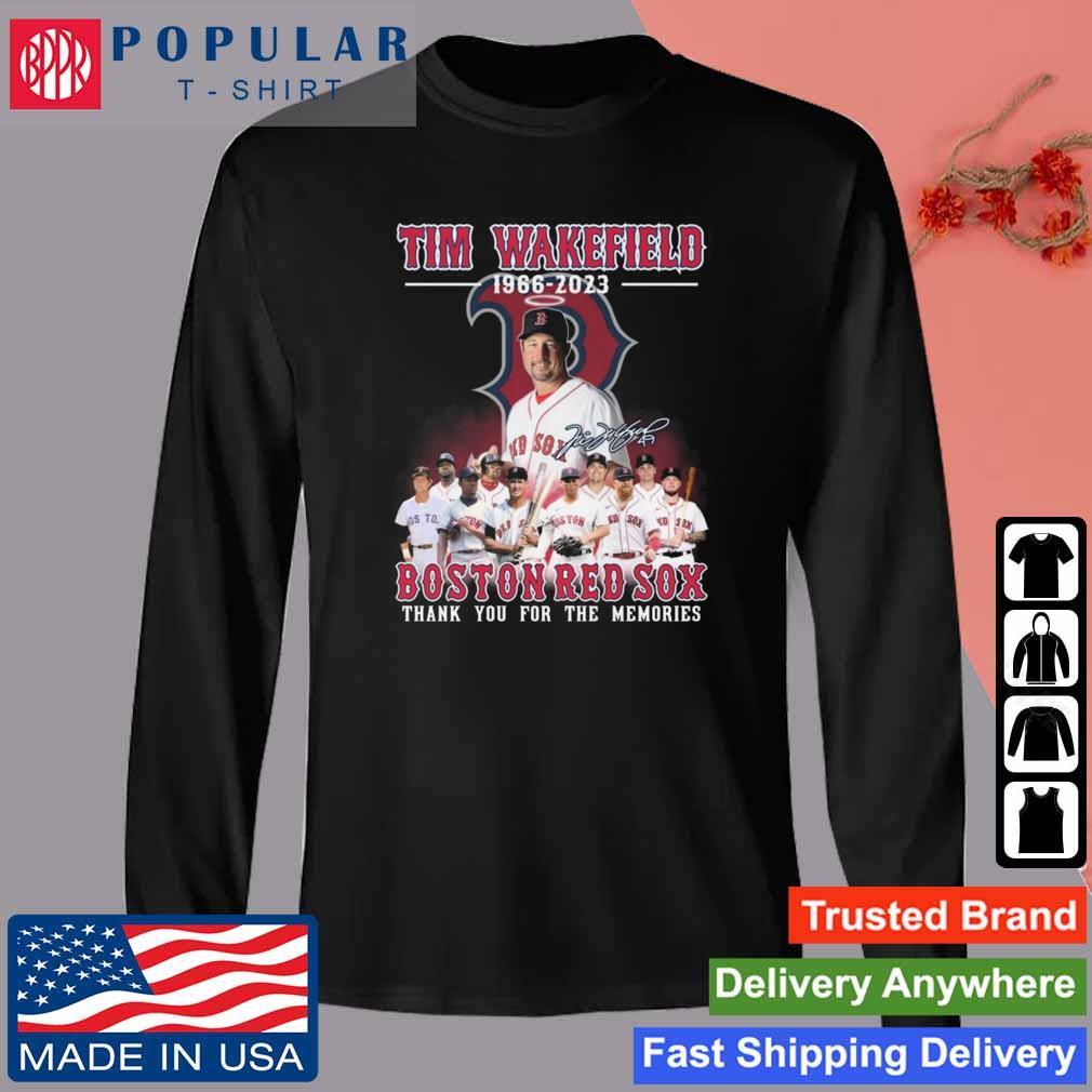 Official tim wakefield 1966-2023 Boston red sox thank you for the