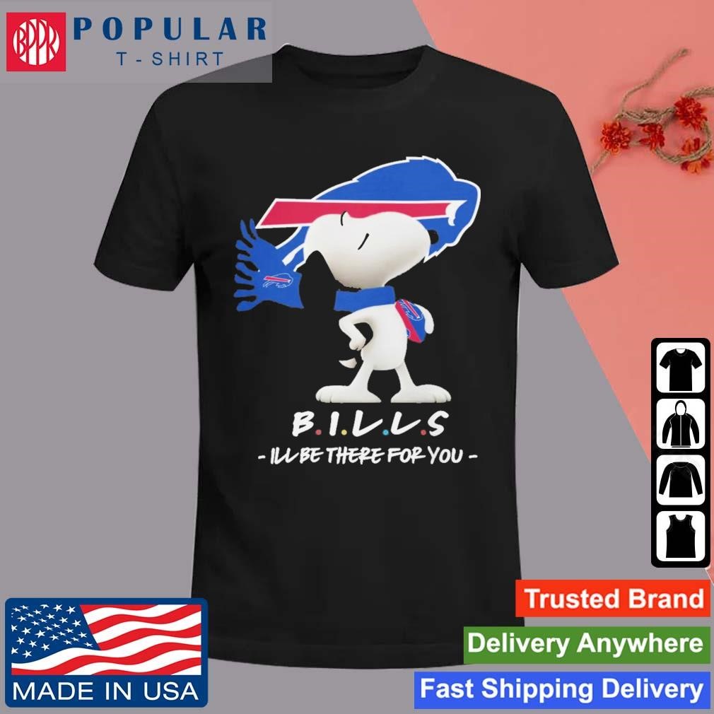 Original NFL Buffalo Bills Snoopy I'll Be There For You T-Shirt
