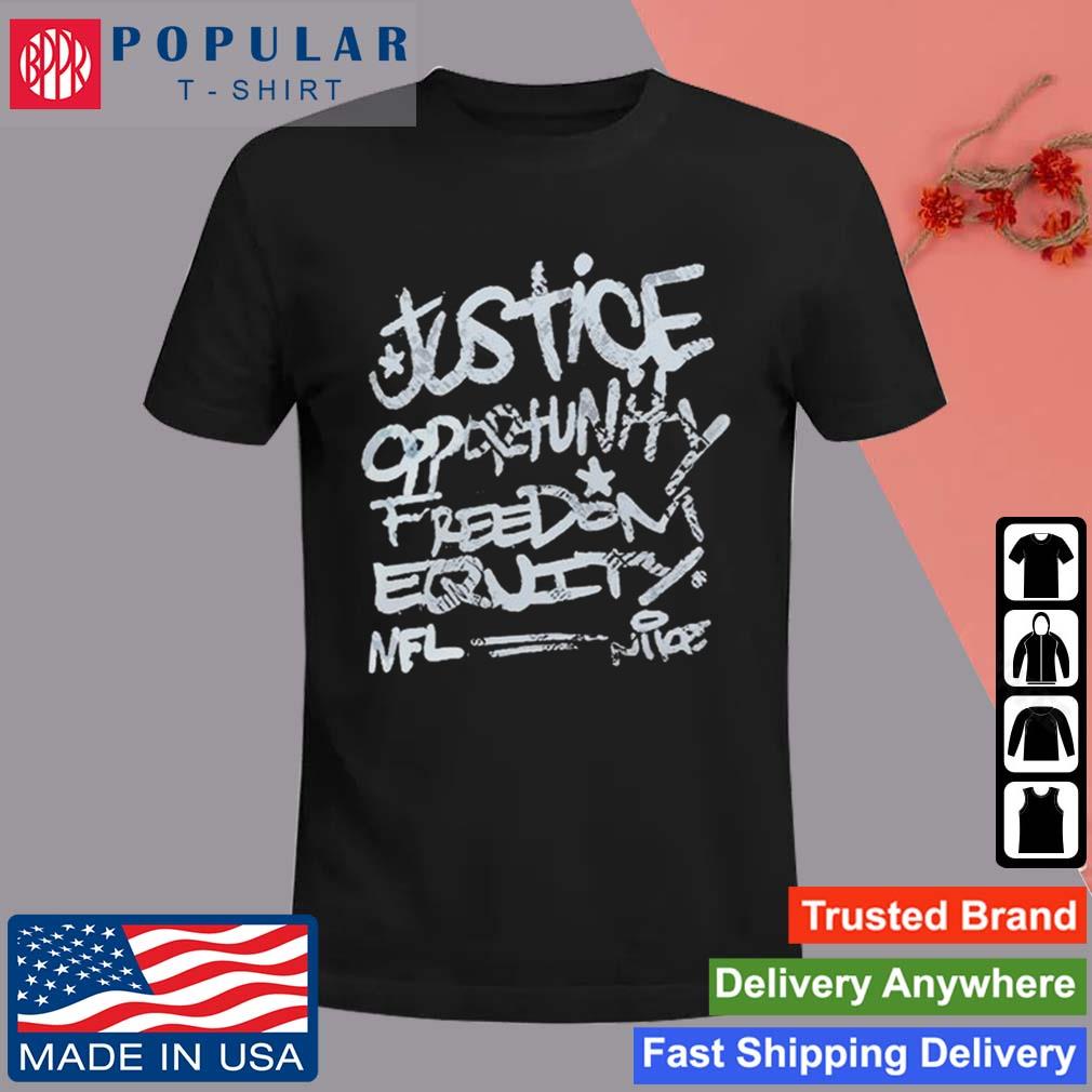 Official Las Vegas Raiders NFL Justice Opportunity Equity 2024 T-Shirt