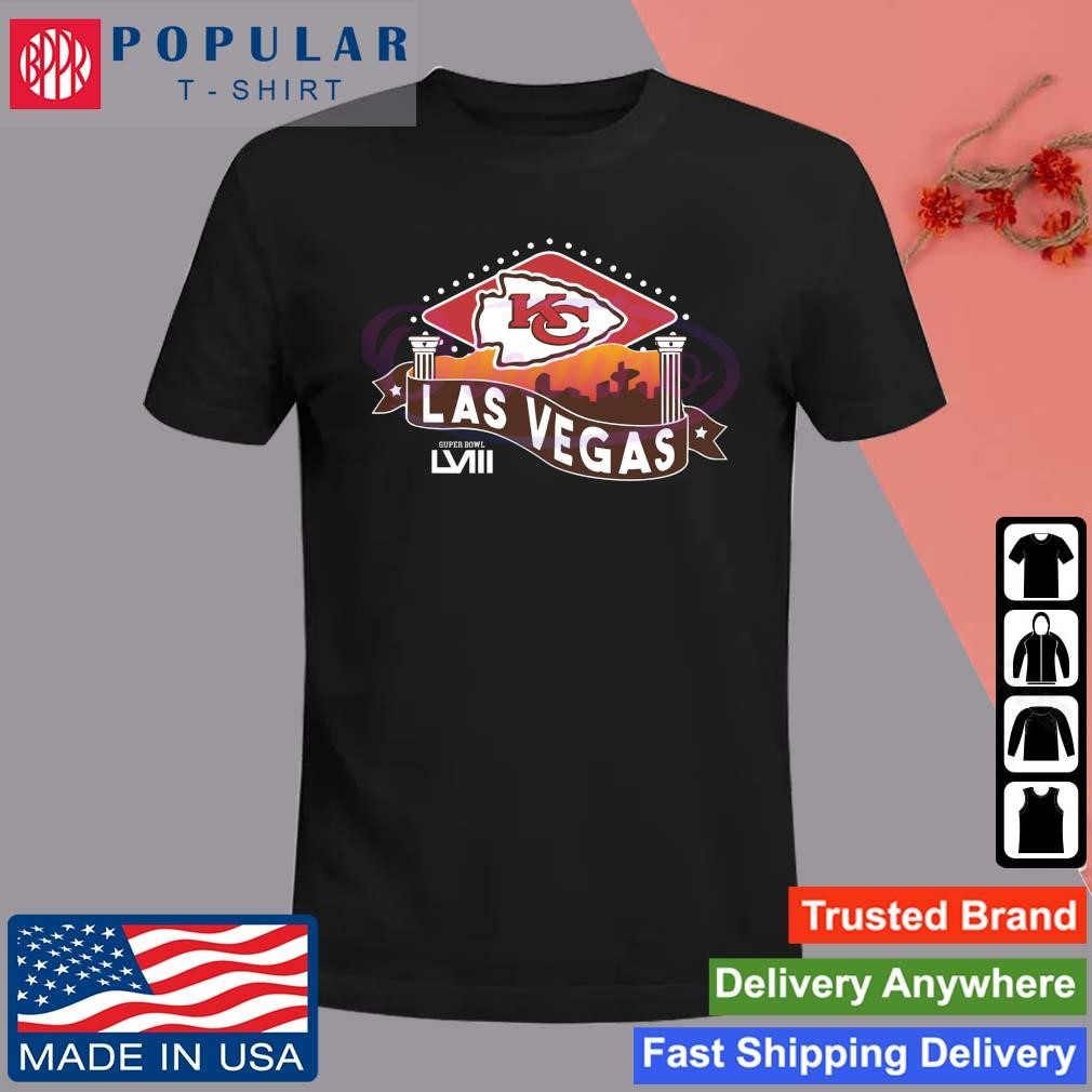 Official Kansas Football Las Vegas Super Bowl LVIII 2024 T-shirt