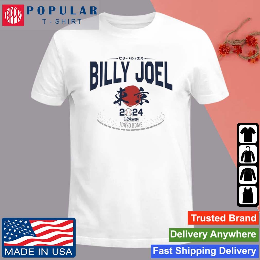 Official Billy Joel 1-24-24 Tokyo Dome Japan Event T-shirt