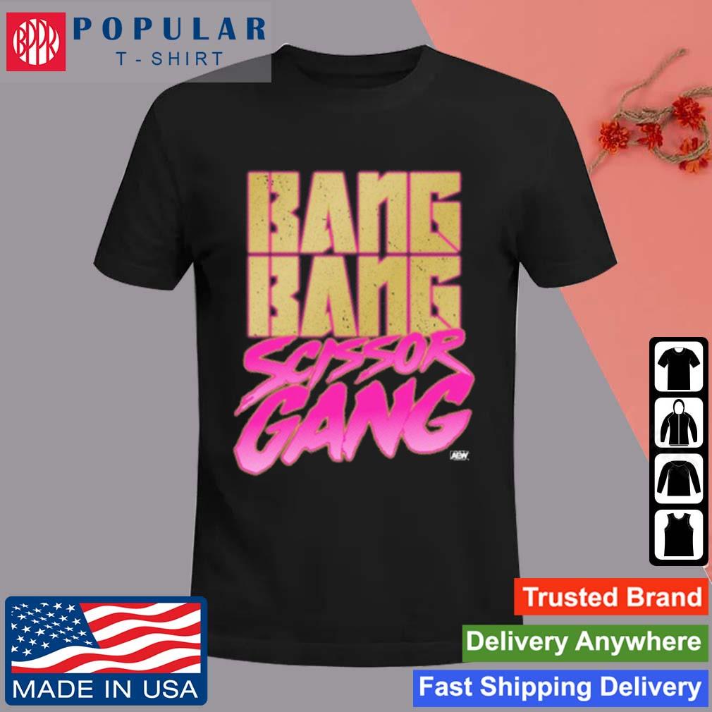 Official Bullet Club Gold & The Acclaimed Bang Bang Scissor Gang T-shirt